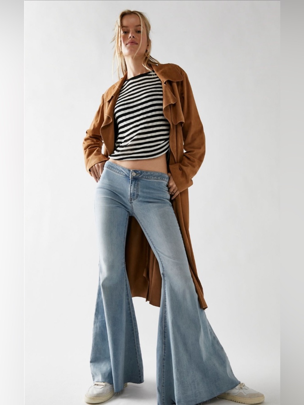 We The Free Just Float On Sea Mist Flare Jeans 26